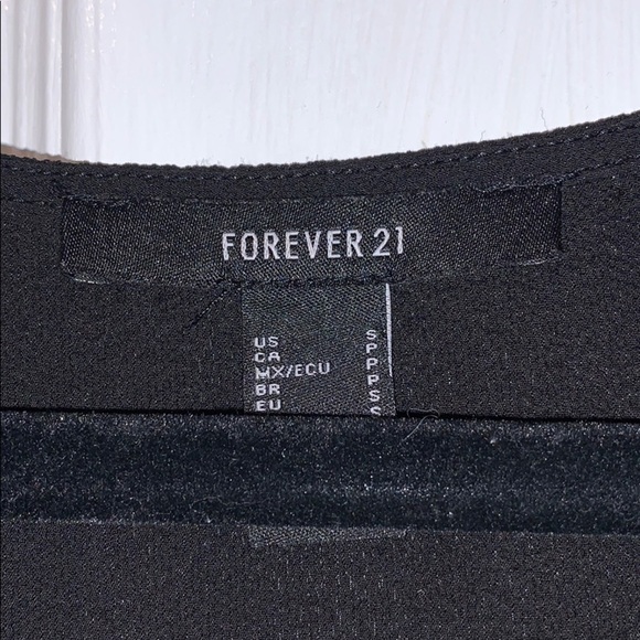 High-low, 3/4 sleeve, black blouse with zipper - Picture 4 of 5